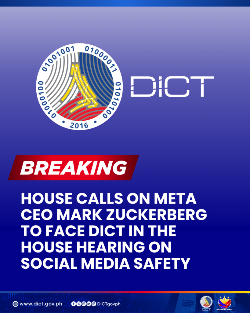 HOUSE CALLS ON META CEO MARK ZUCKERBERG TO FACE DICT IN HOUSE HEARING ON SOCIAL MEDIA SAFETY