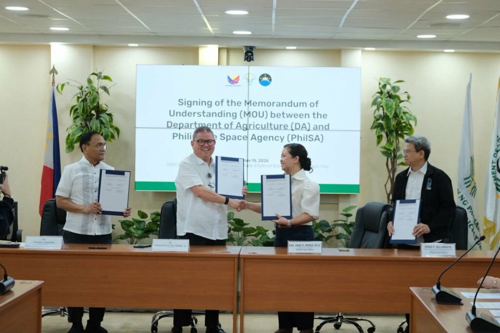 DA, PHILSA GAGAMIT NG SATELLITE AT AI PARA SA FOOD SECURITY