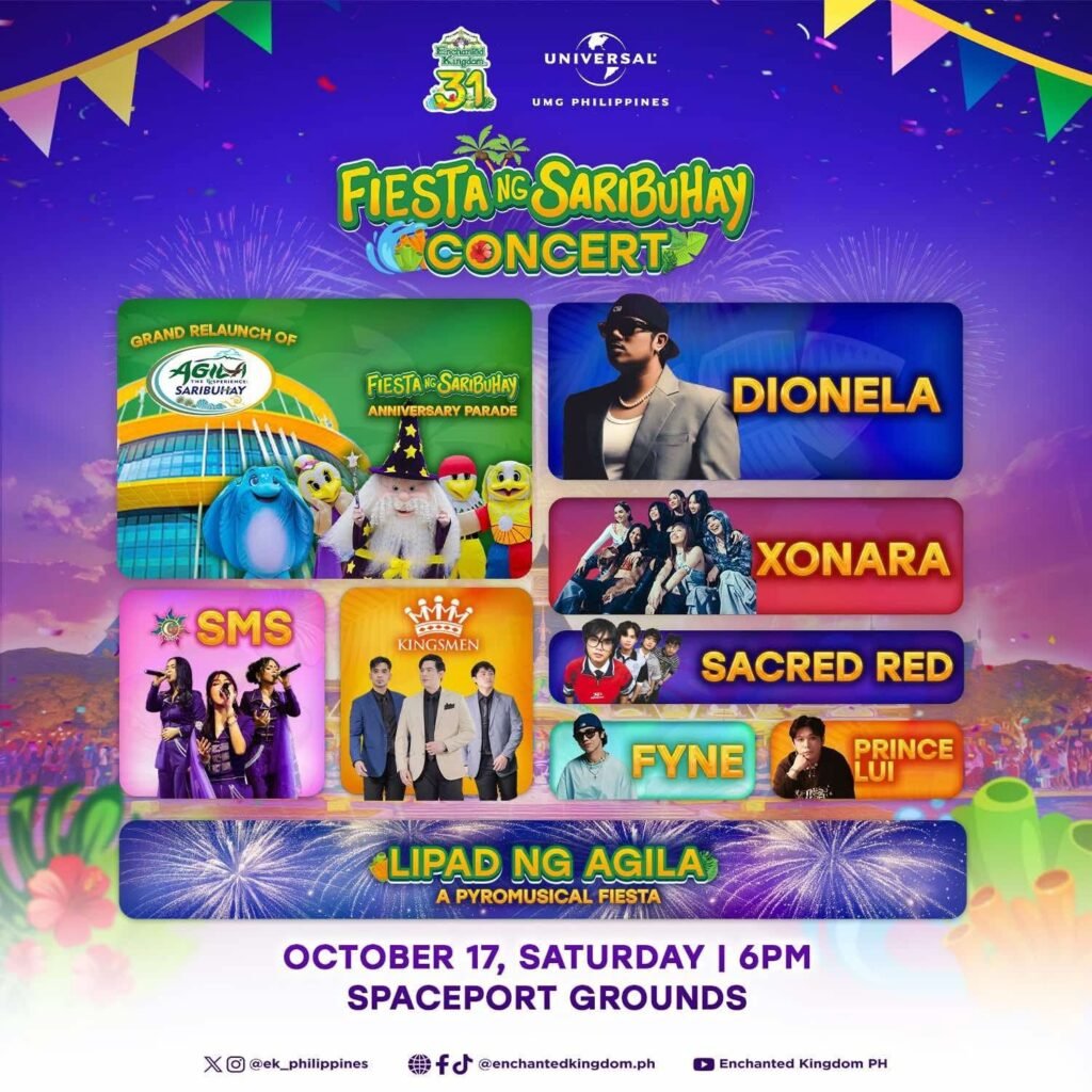 Enchanted Kingdom, ipinagdiriwang ang ika-31 anibersaryo sa pamamagitan ng bagong AGILA experience at OPM concert